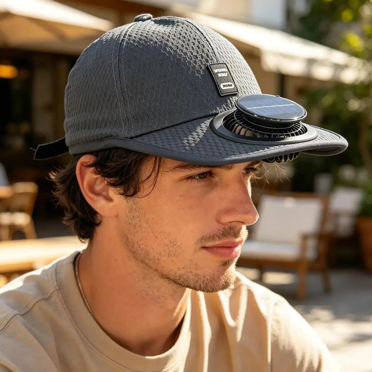 SunBreeze Cap — Solar-Powered Fan Hat for Hot Days
