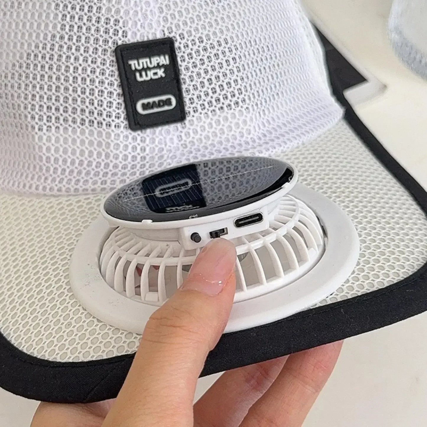 SunBreeze Cap — Solar-Powered Fan Hat for Hot Days