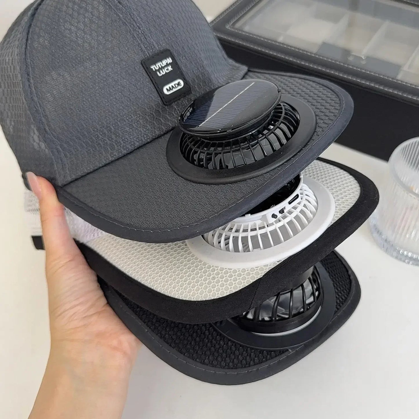 SunBreeze Cap — Solar-Powered Fan Hat for Hot Days